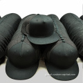 Mens Trucker Caps 2022 New Black Flat Brim Mesh Cap Supplier